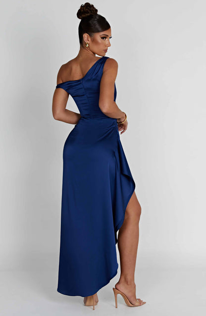 Juliene Maxi Elbise - Lacivert