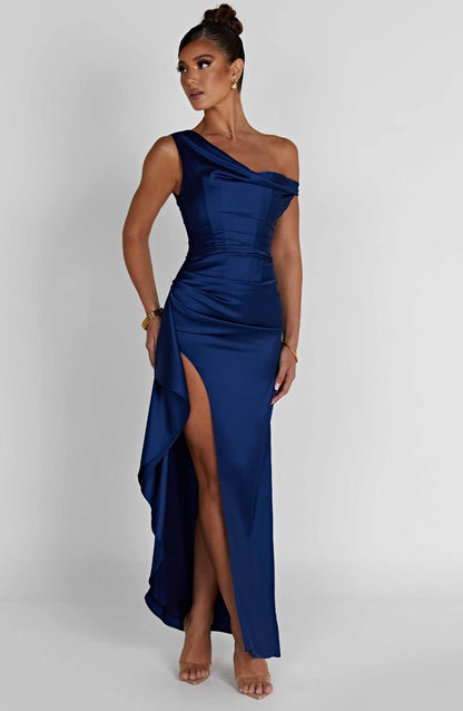 Juliene Maxi Elbise - Lacivert