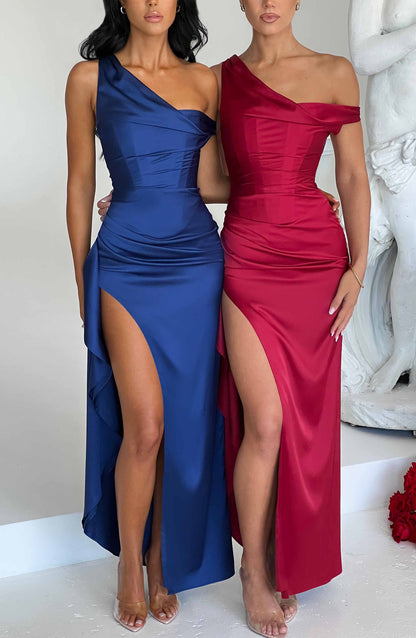 Juliene Maxi Elbise - Lacivert