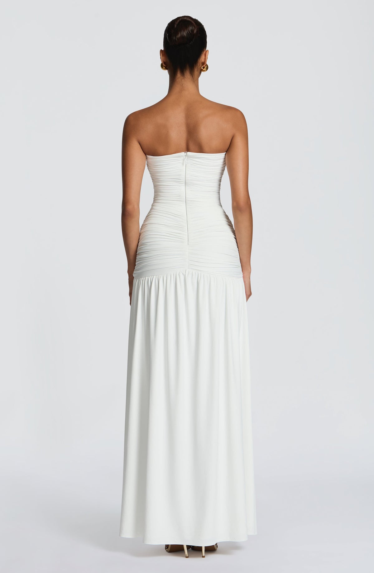 Junia Maxi Elbise - Beyaz