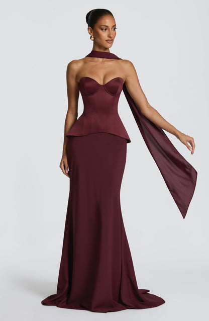 Kaia Maxi Etek - Vişne Çürüğü