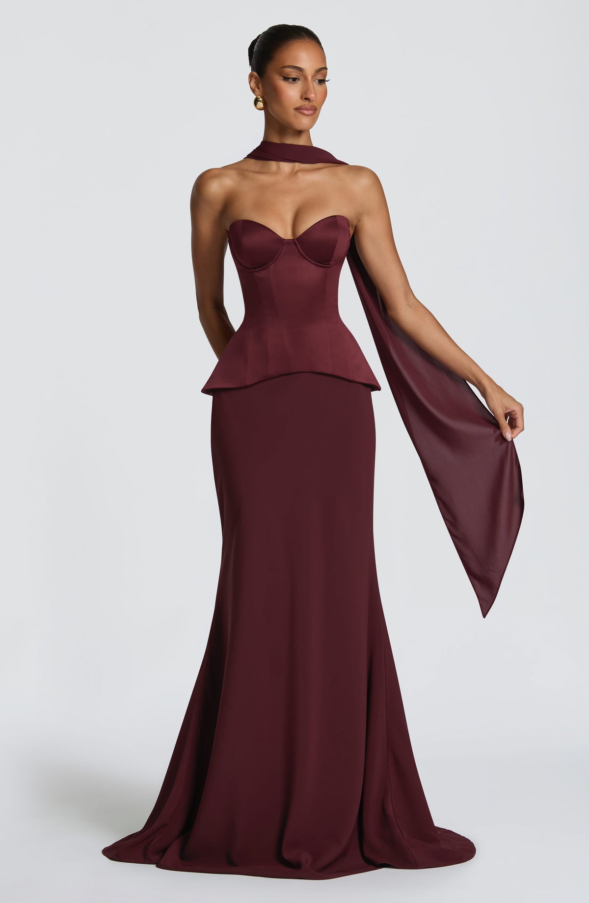 Kaia Maxi Etek - Vişne Çürüğü