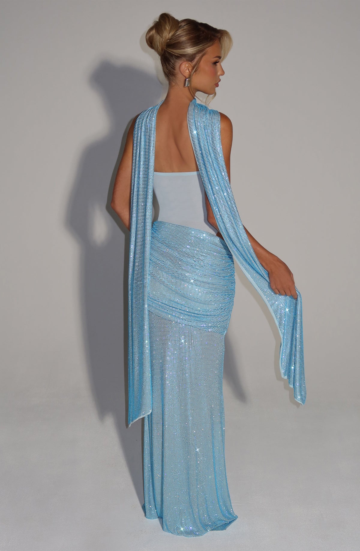 Kailani Maxi Elbise - Aqua Mavi