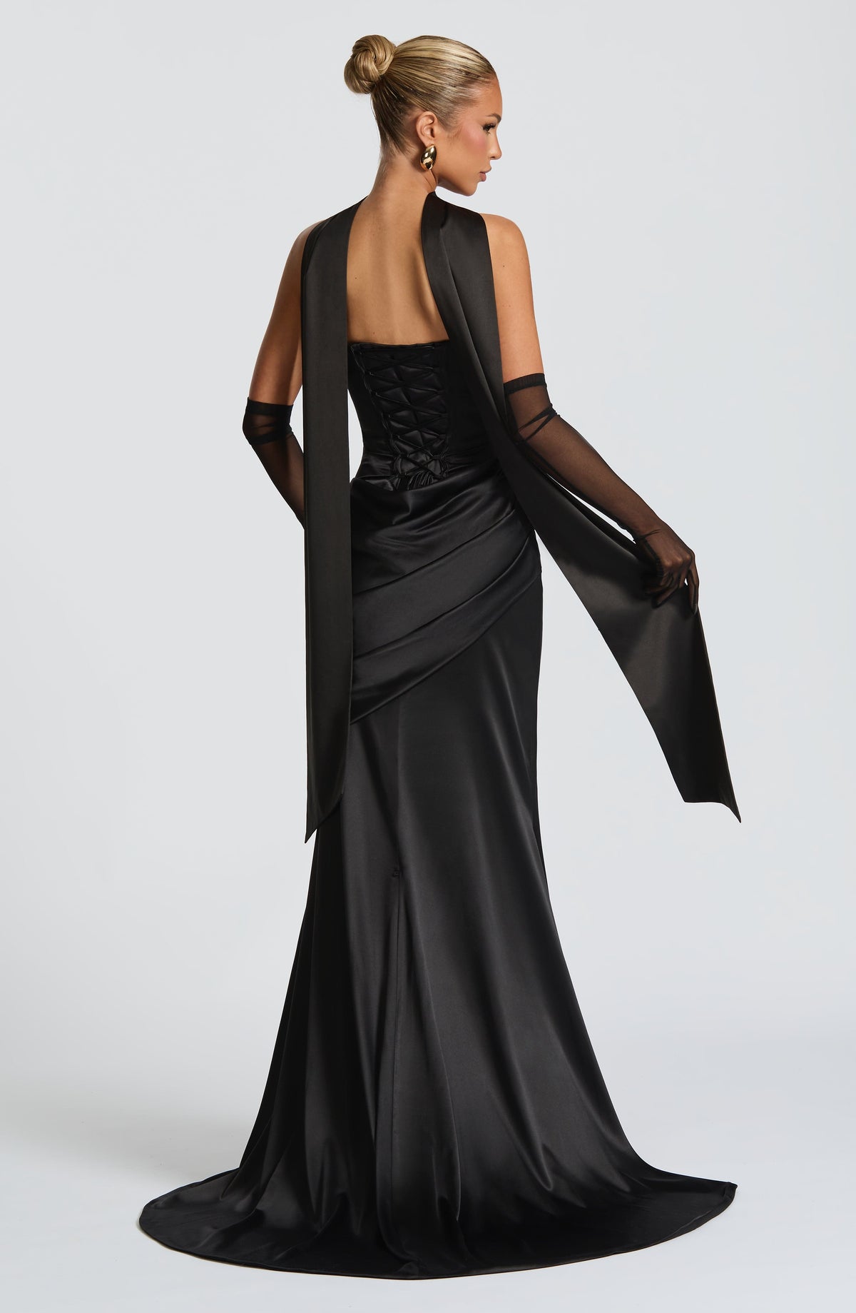 Kensington Maxi Elbise - Siyah