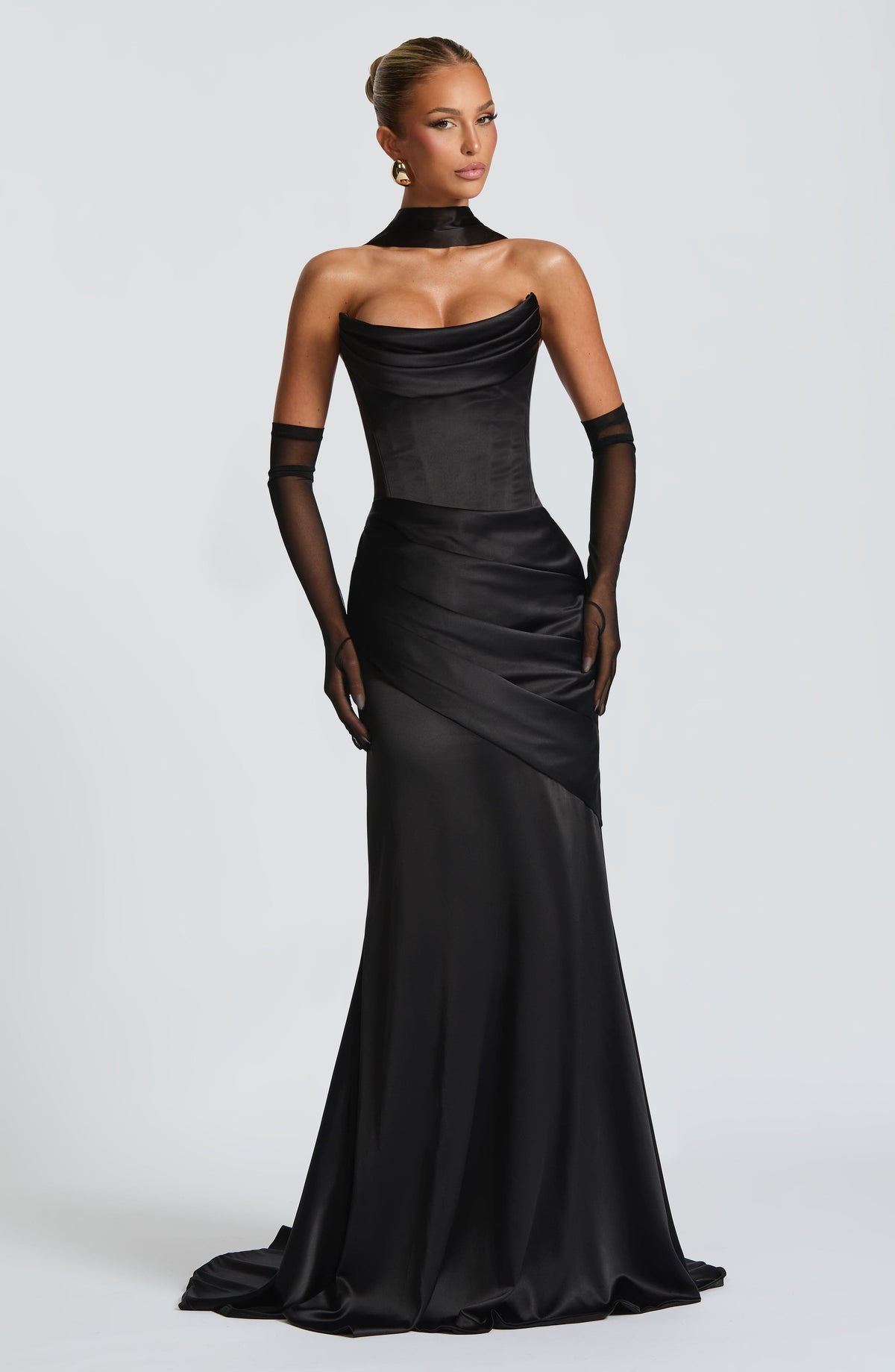 Kensington Maxi Elbise - Siyah