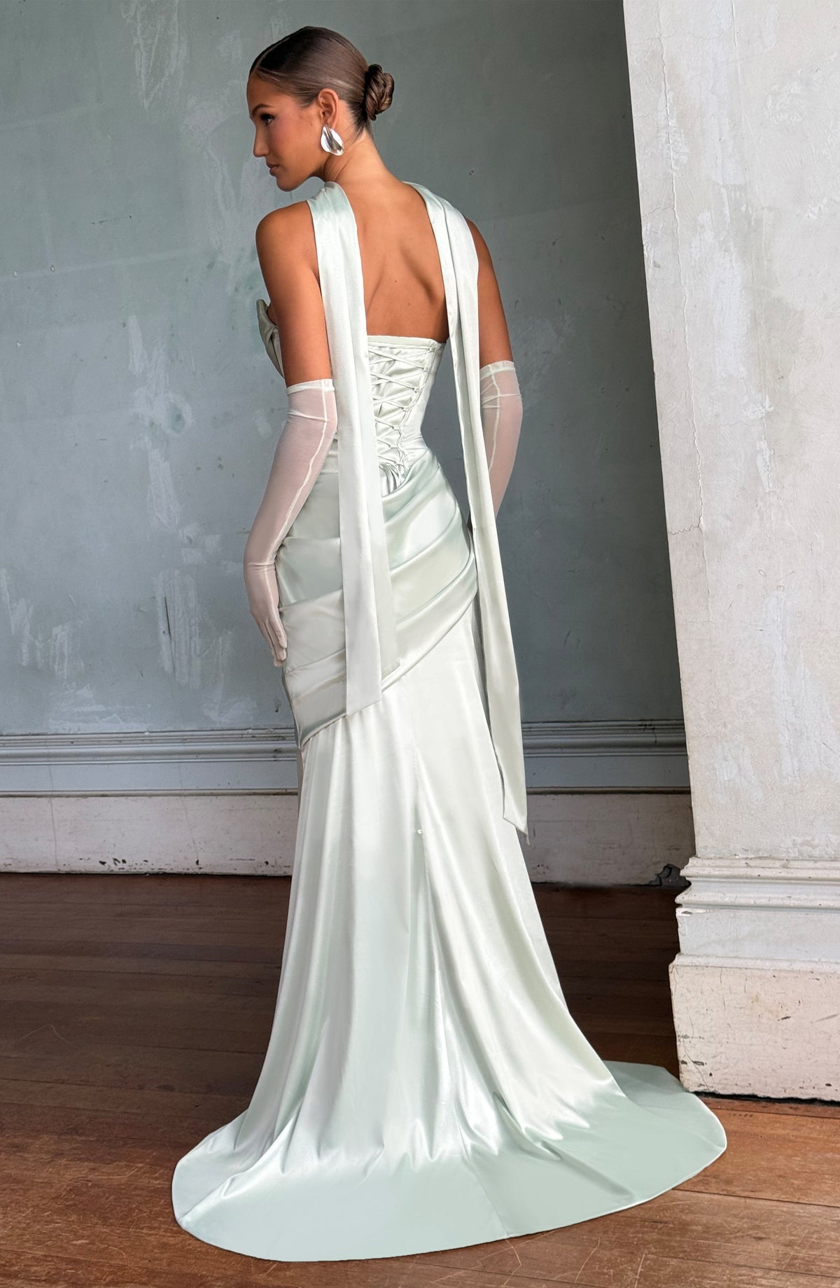 Kensington Maxi Elbise - Mint Yeşili