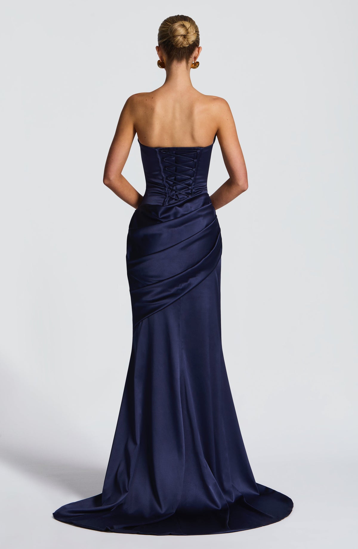 Kensington Maxi Elbise - Lacivert