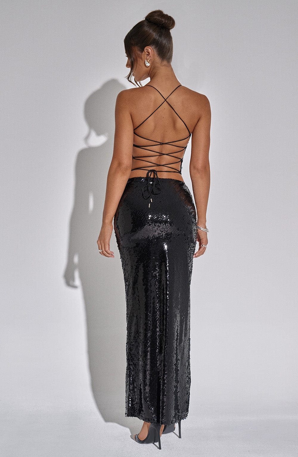 Larisa Maxi Etek - Siyah