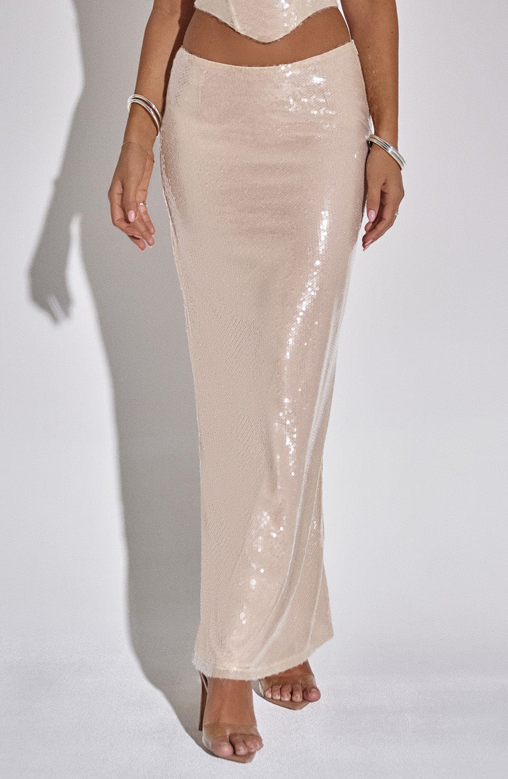Larisa Maxi Etek - Nude