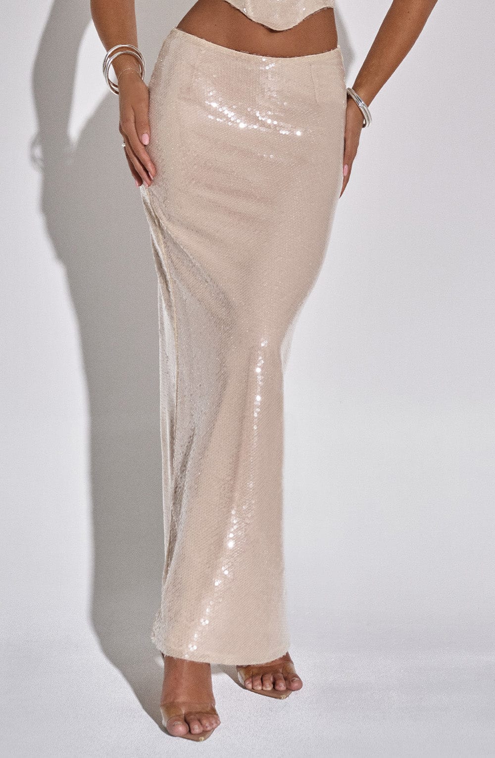 Larisa Maxi Etek - Nude