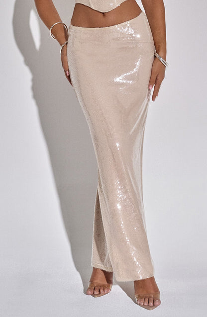 Larisa Maxi Etek - Nude
