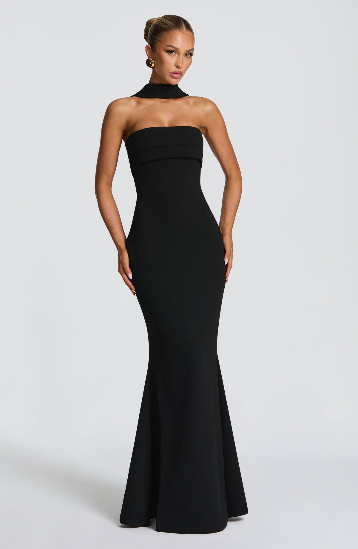 Leura Maxi Elbise - Siyah