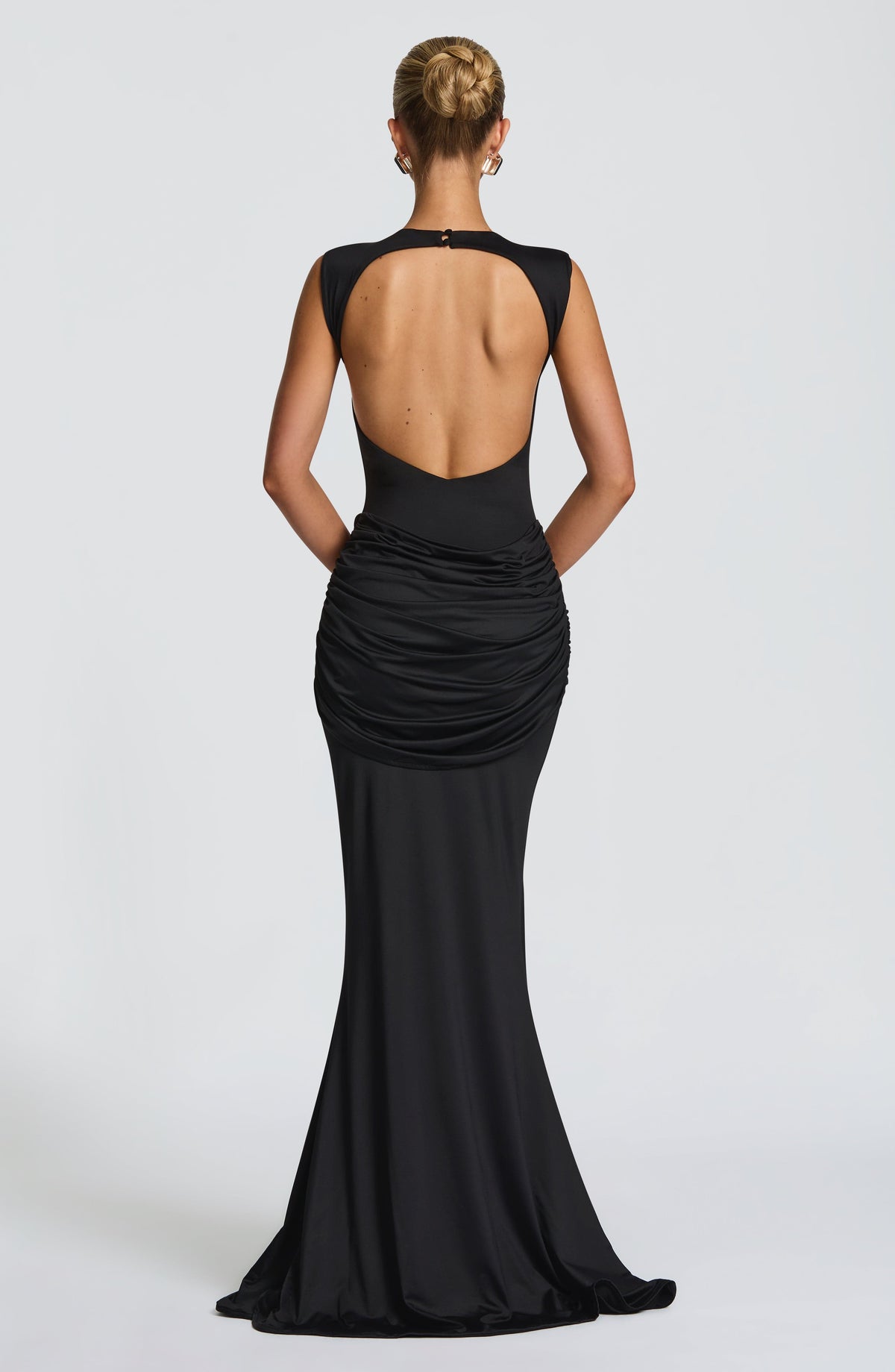 Lorenza Maxi Elbise - Siyah