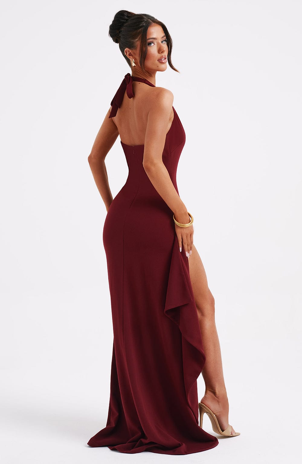 Luella Maxi Elbise - Bordo
