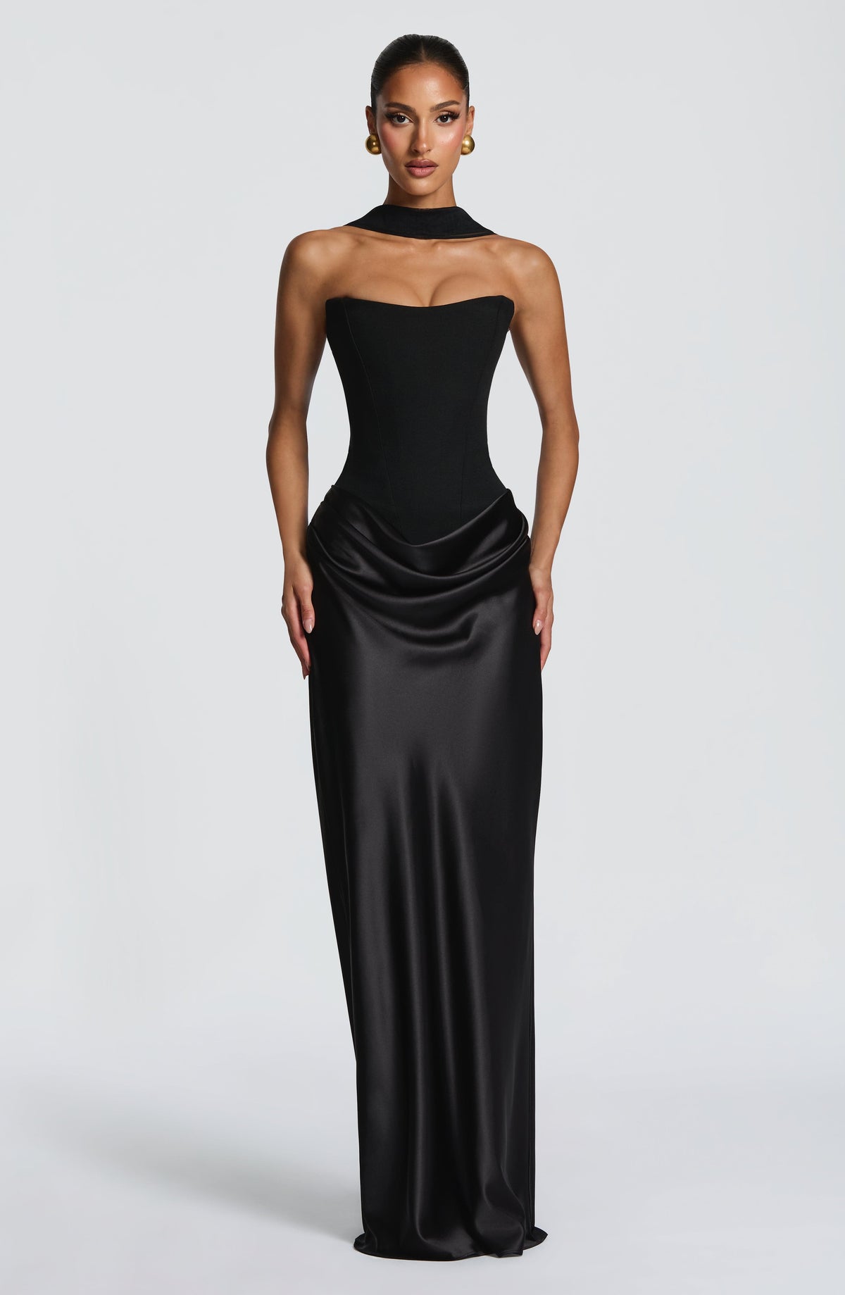 Maggie Maxi Elbise - Siyah