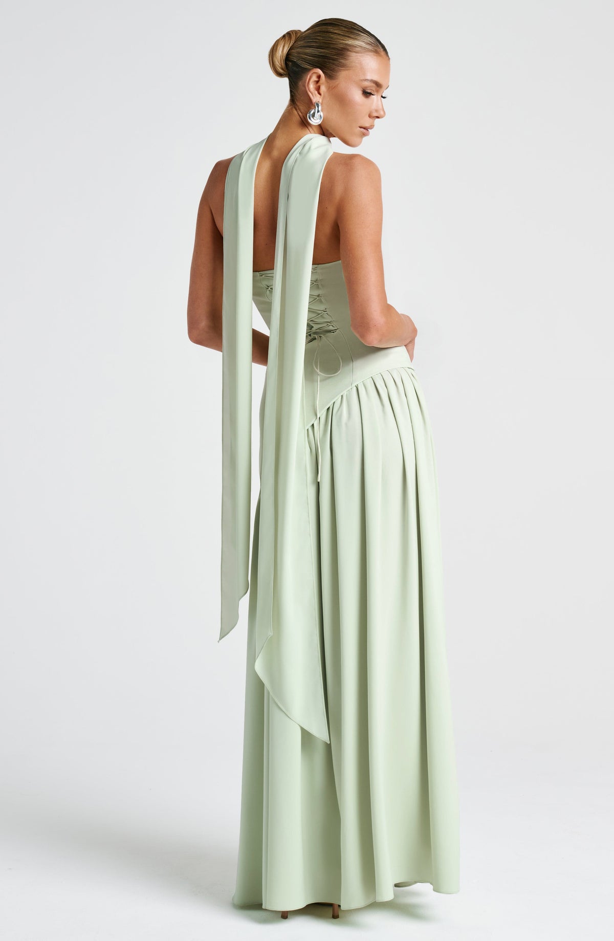 Maliyah Maxi Elbise - Mint Yeşili