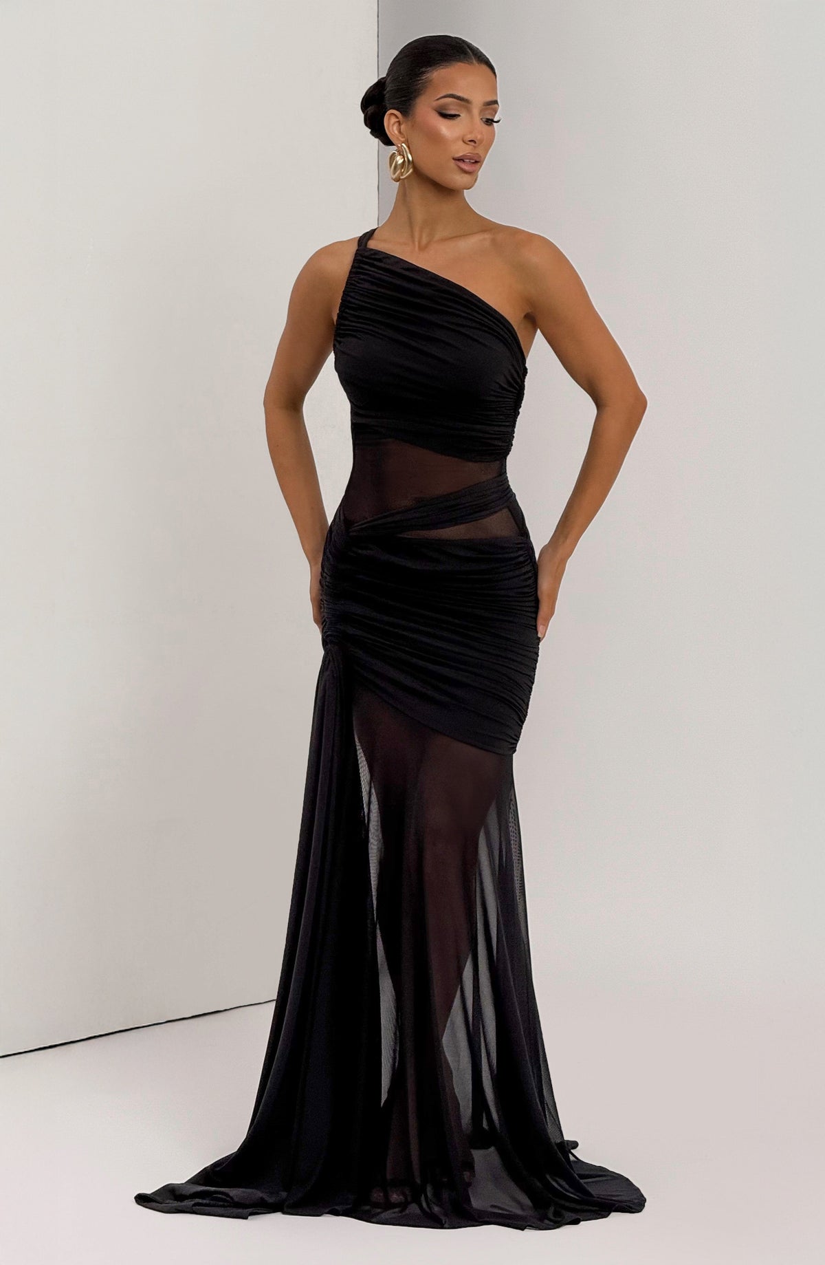 Marianne Maxi Elbise - Mürdüm
