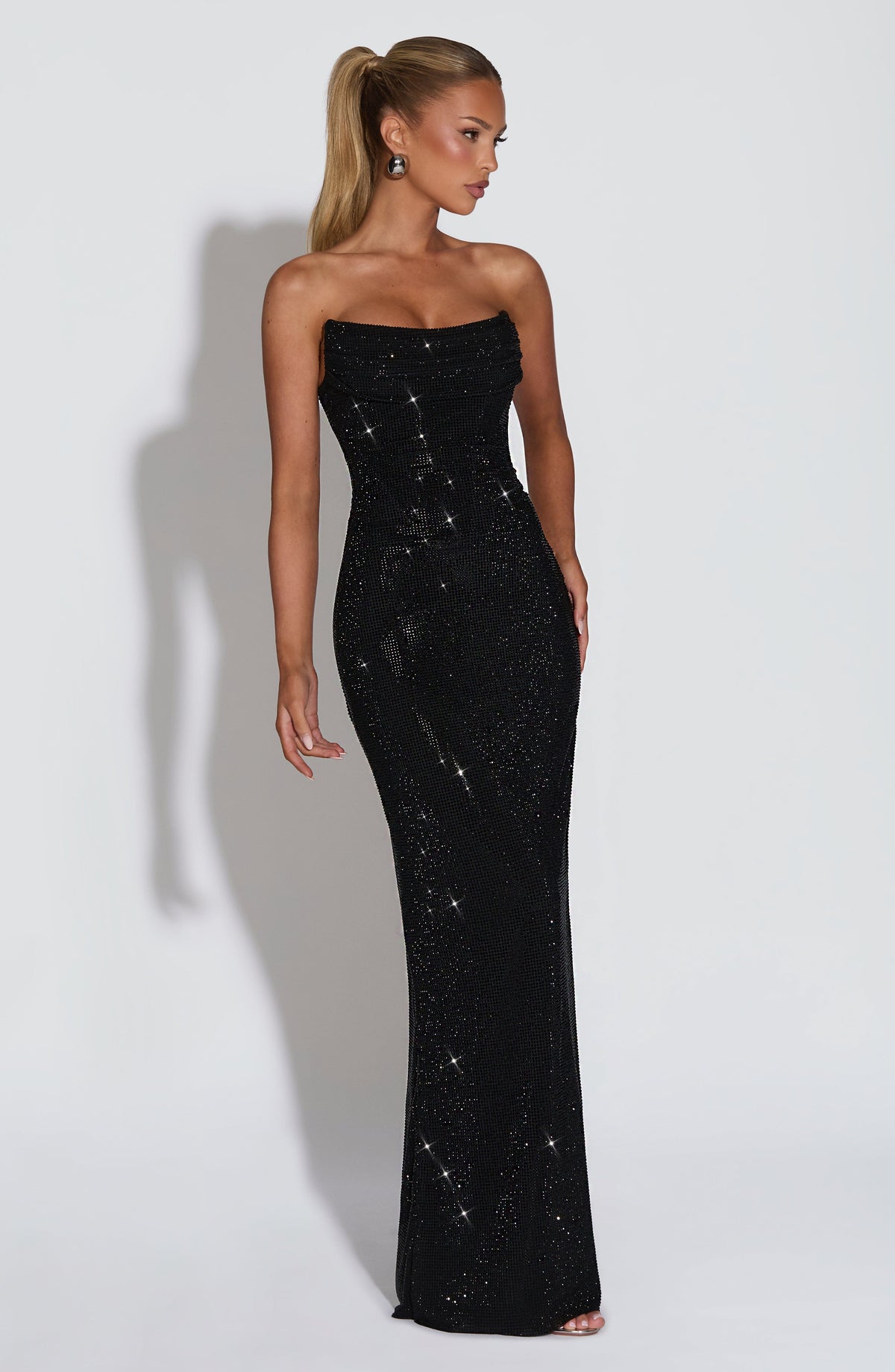 Mirabella Maxi Elbise - Siyah