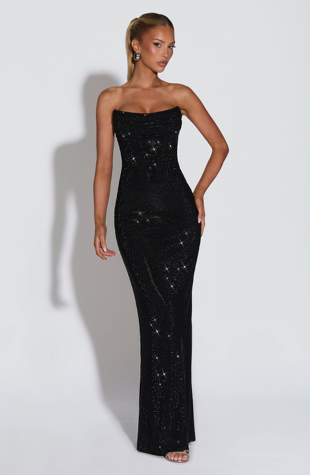 Mirabella Maxi Elbise - Siyah