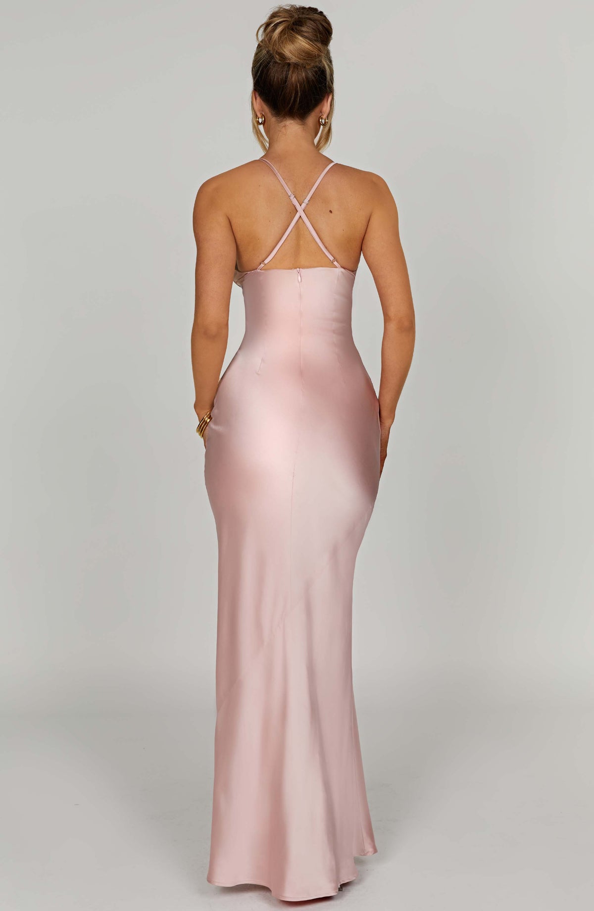 Miriam Maxi Elbise - Pudra