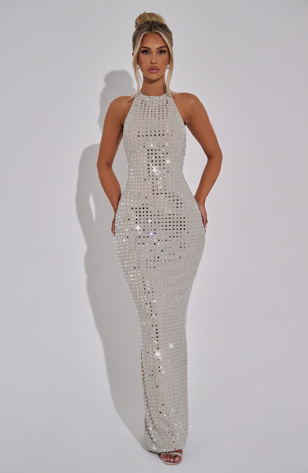 Odessa Maxi Elbise - Nude