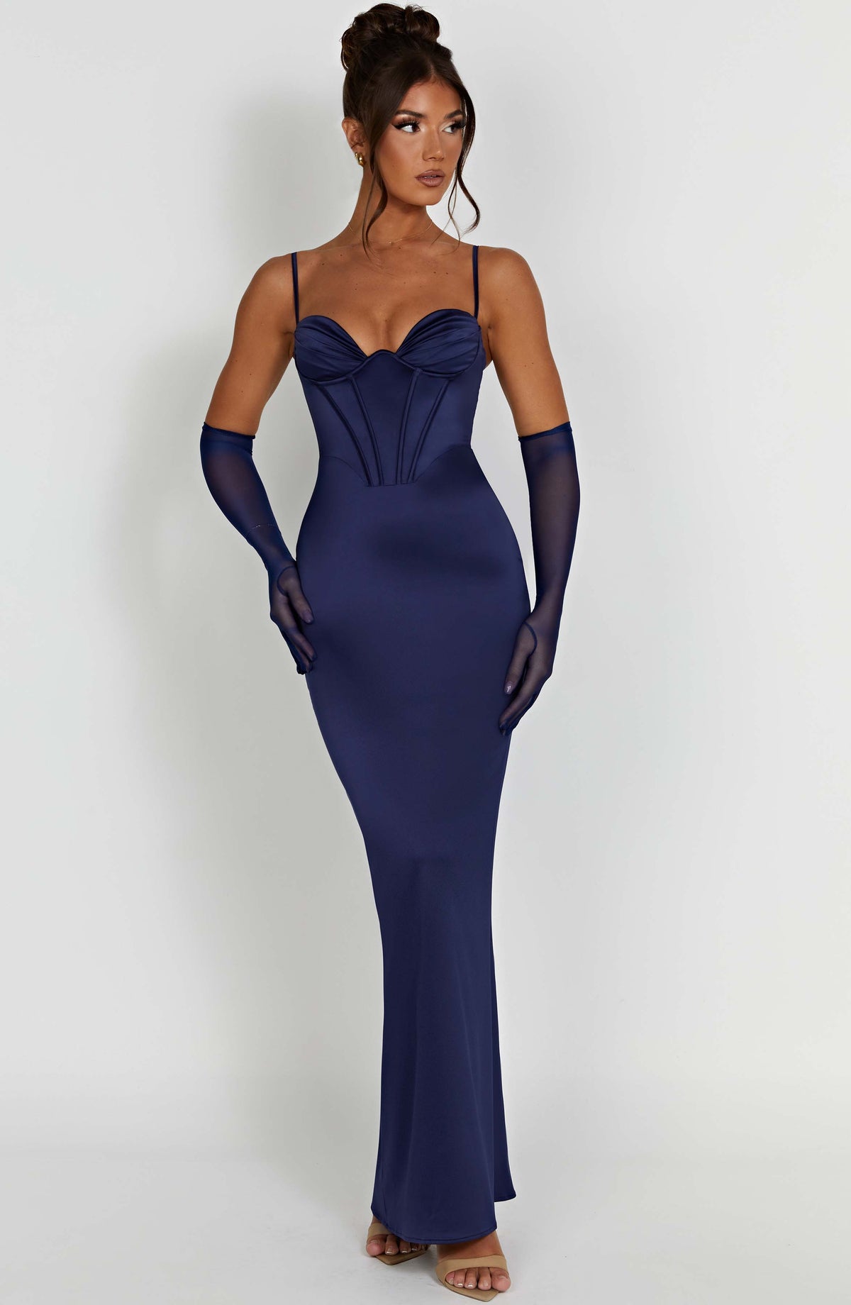Onika Maxi Elbise - Lacivert