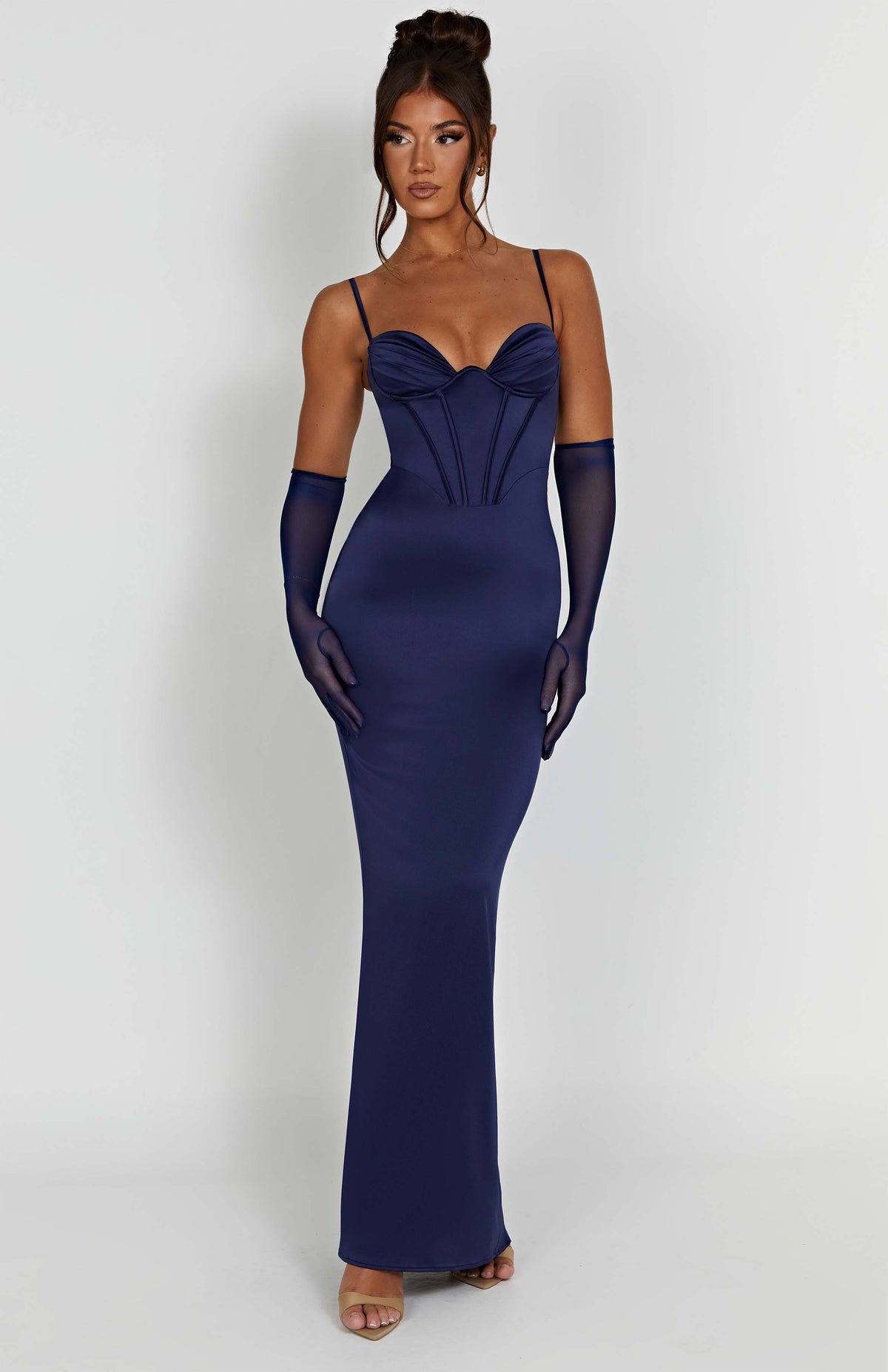 Onika Maxi Elbise - Lacivert