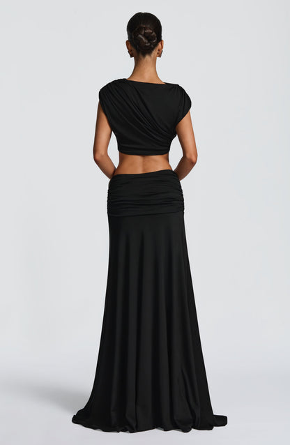 Paige Maxi Etek - Siyah
