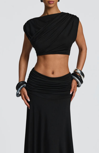 Paige Maxi Etek - Siyah