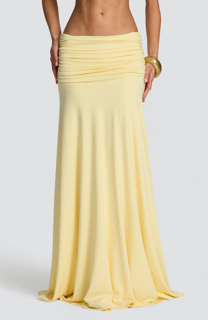 Paige Maxi Etek - Limon Sarısı