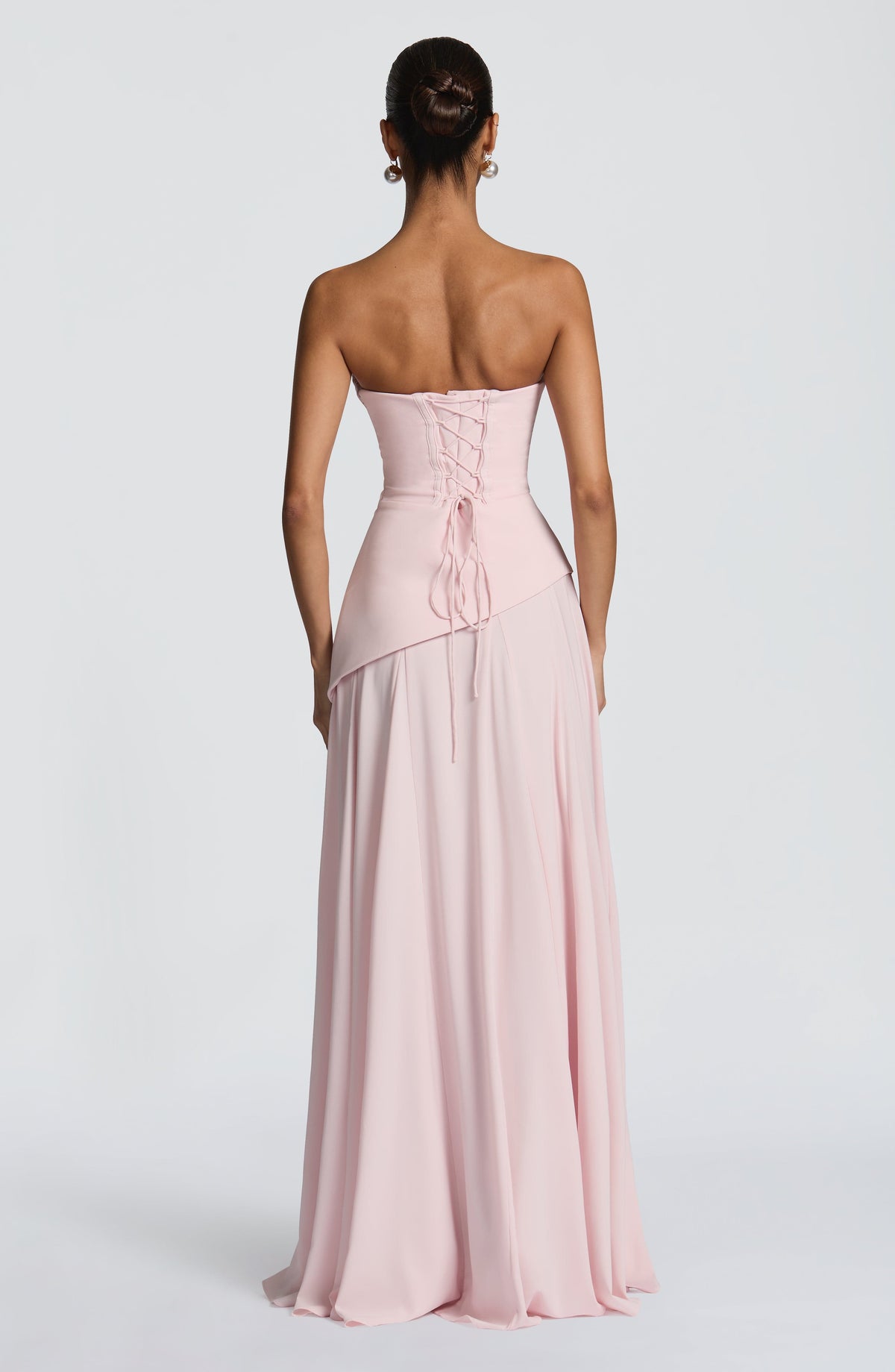 Patricia Maxi Elbise - Pudra