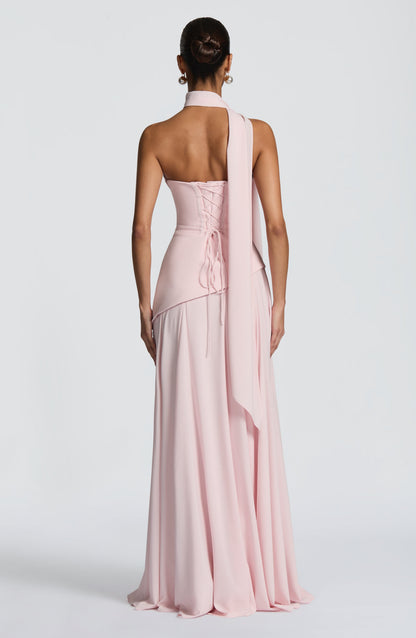 Patricia Maxi Elbise - Pudra
