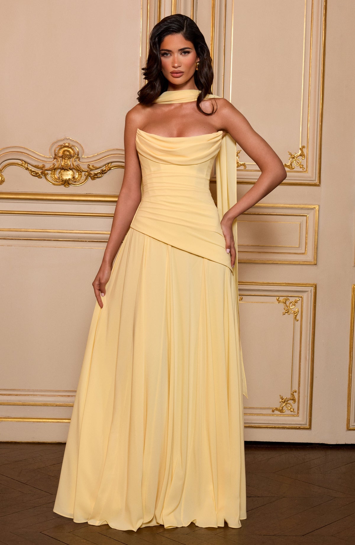 Patricia Maxi Elbise - Limon Sarısı