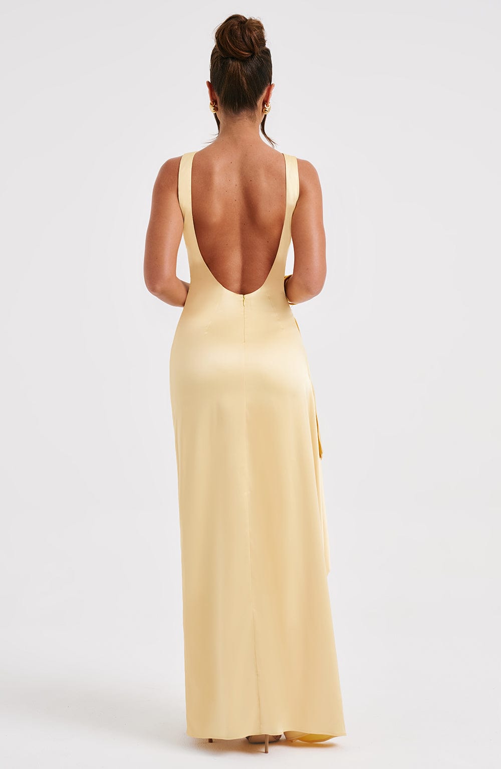 Peggy Maxi Elbise - Limon Sarısı