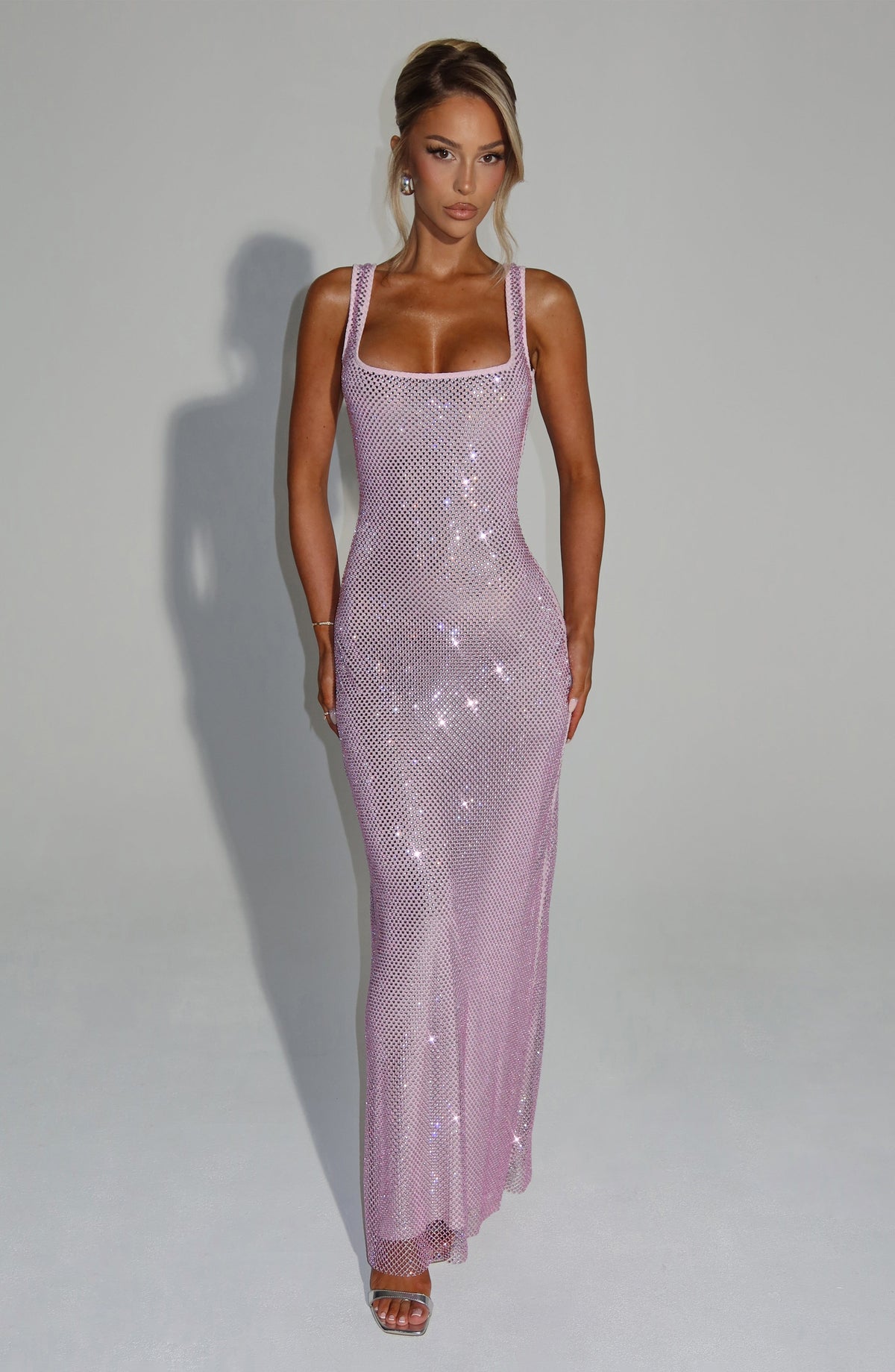 Petra Maxi Elbise - Pembe