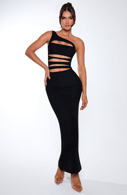 Phoenix Maxi Elbise - Siyah