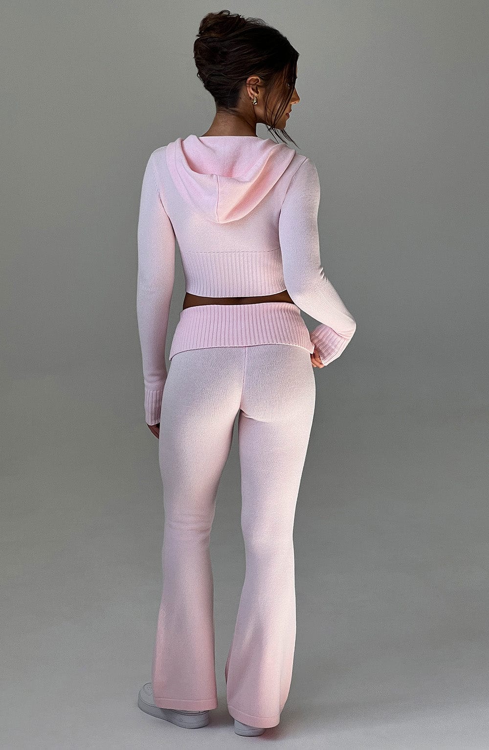 Portia Triko Pantolon - Pembe