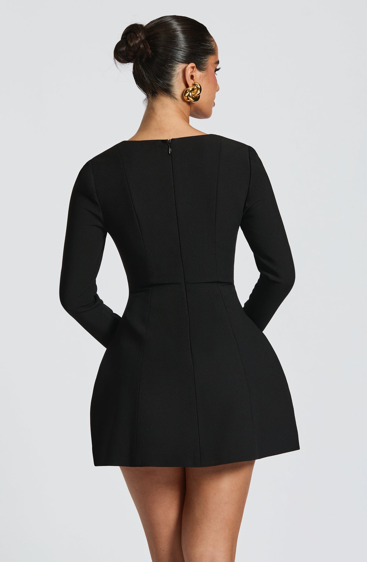 Regina Mini Elbise - Siyah