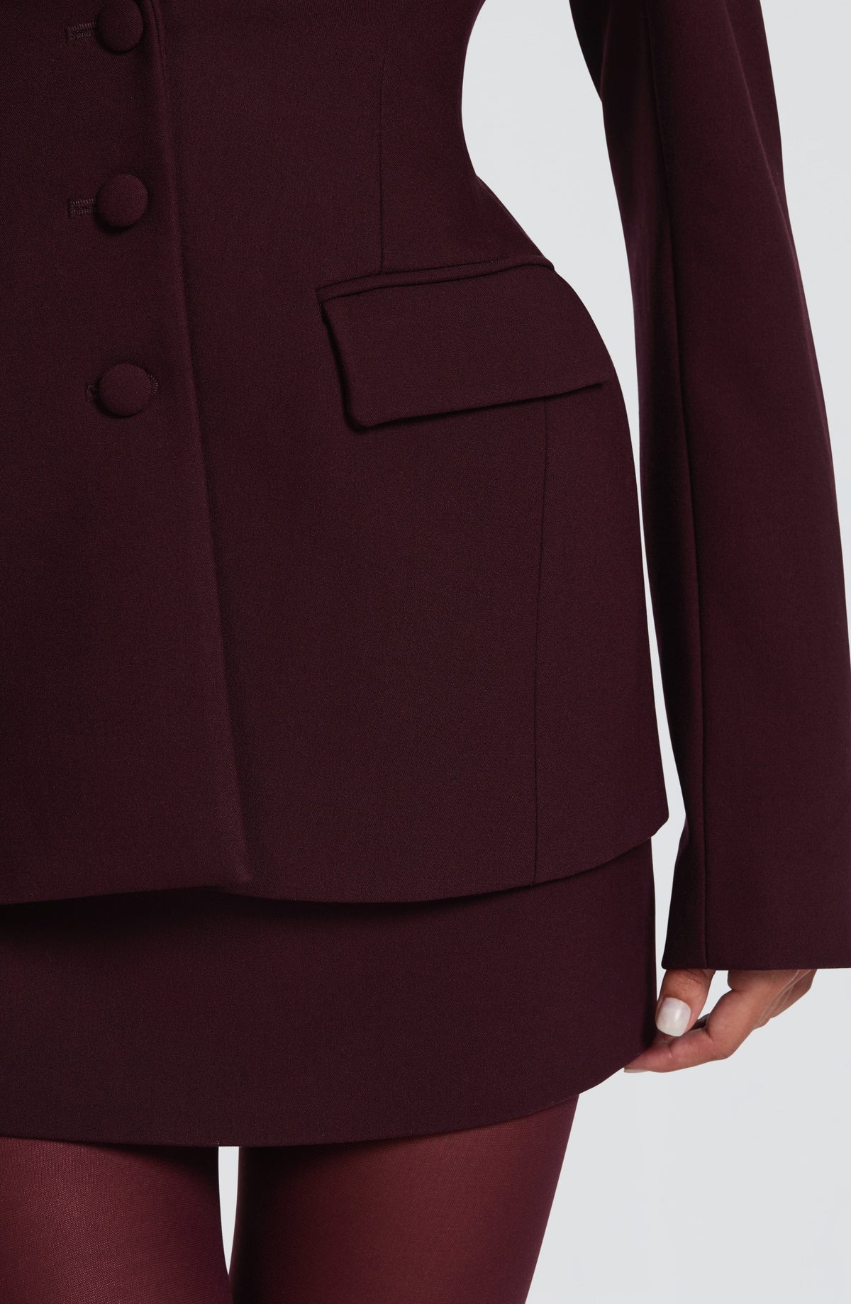 Rowena Blazer - Mürdüm