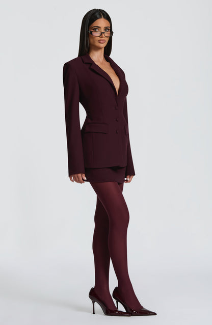 Rowena Blazer - Mürdüm