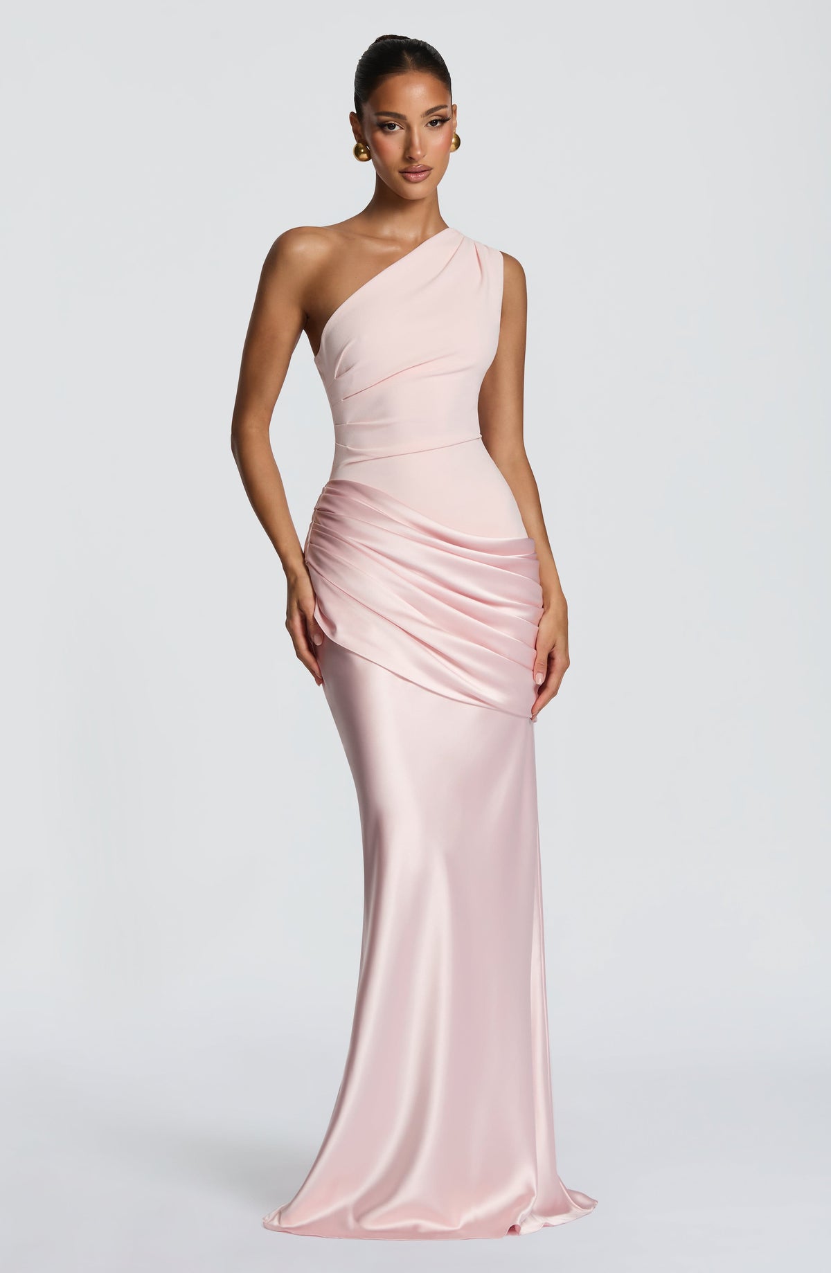 Sadona Maxi Elbise - Pudra
