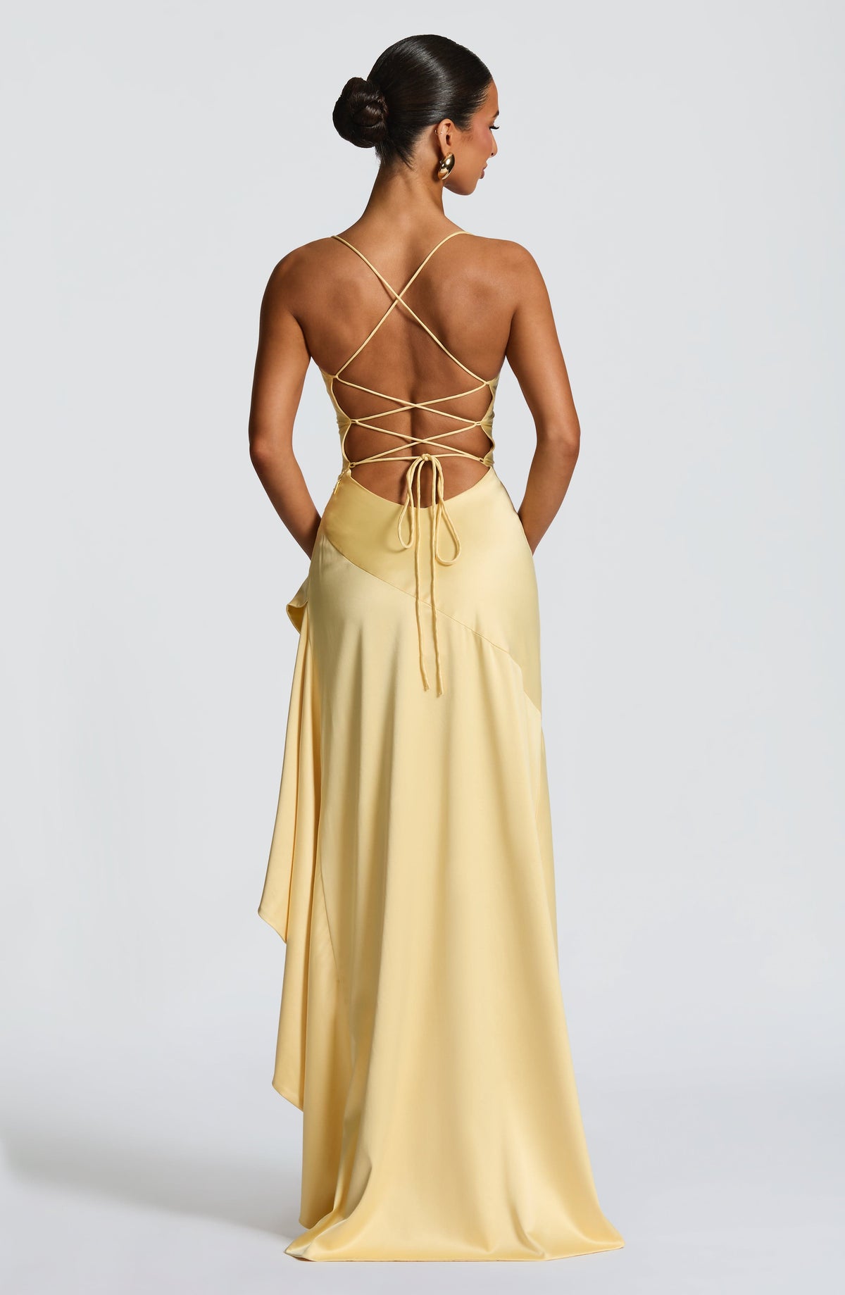 Samira Maxi Elbise - Limon Sarısı