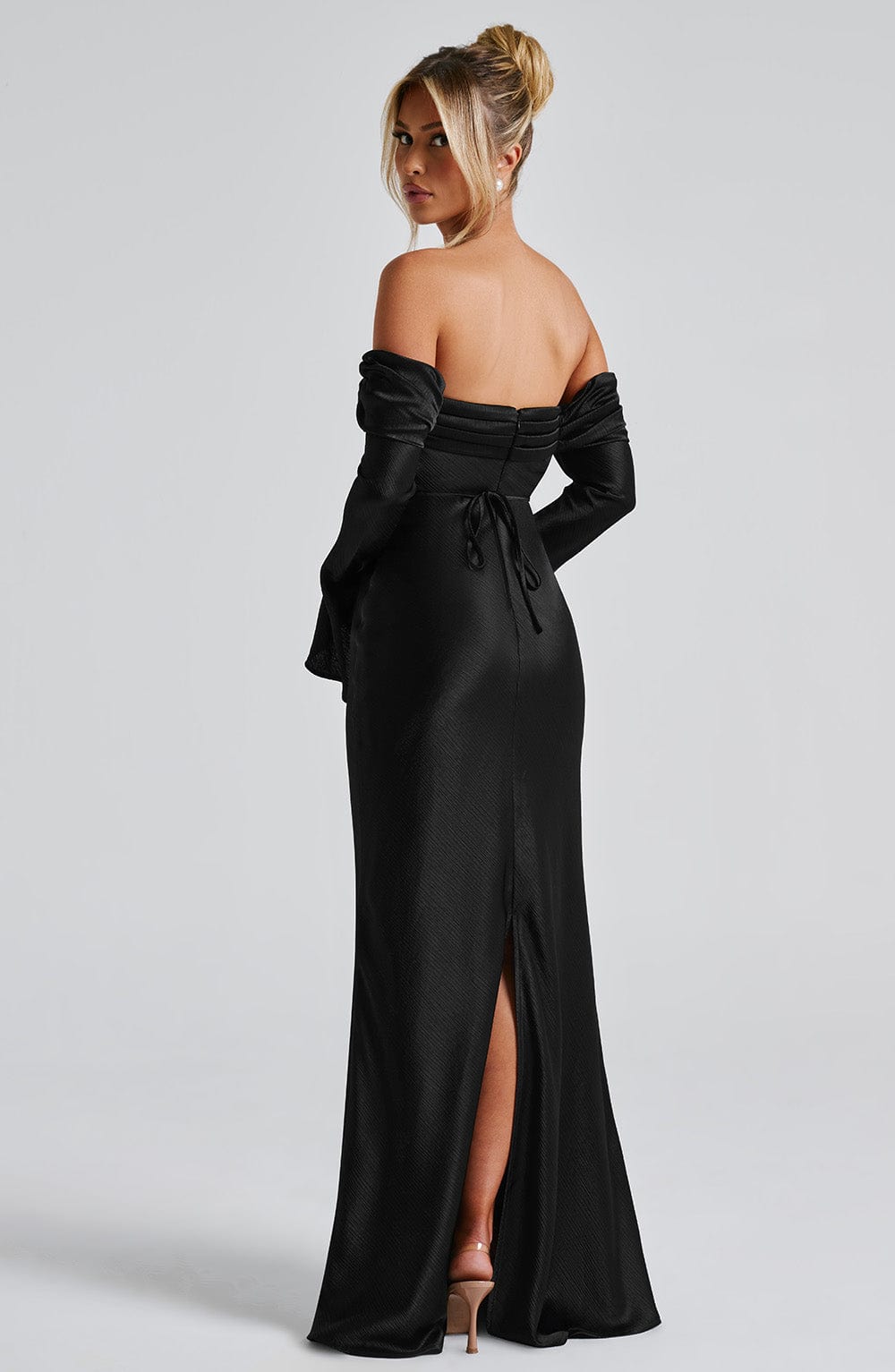Selene Maxi Elbise - Siyah