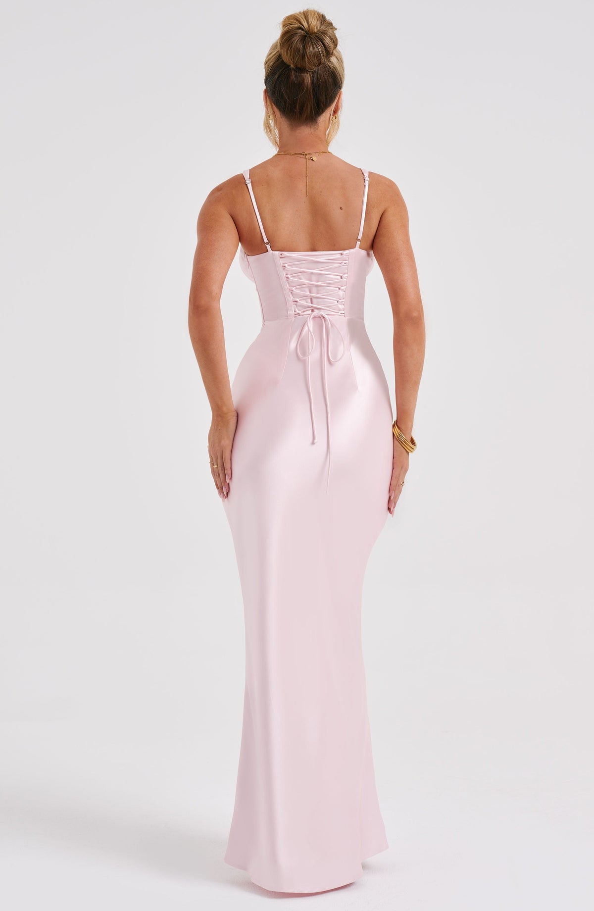 Shae Maxi Elbise - Pudra