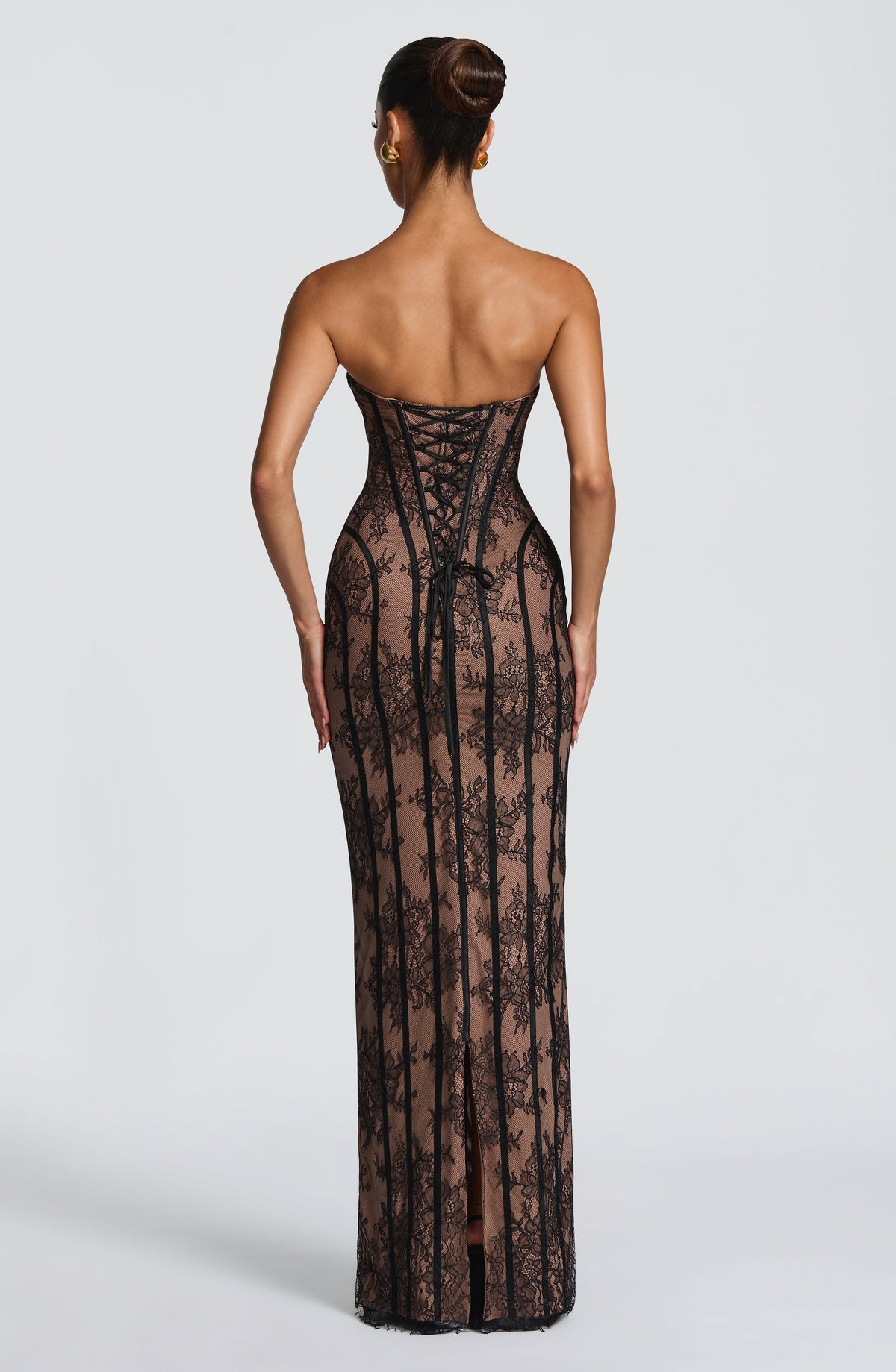 Sian Maxi Elbise - Siyah