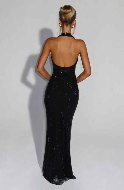 Starla Maxi Elbise - Siyah