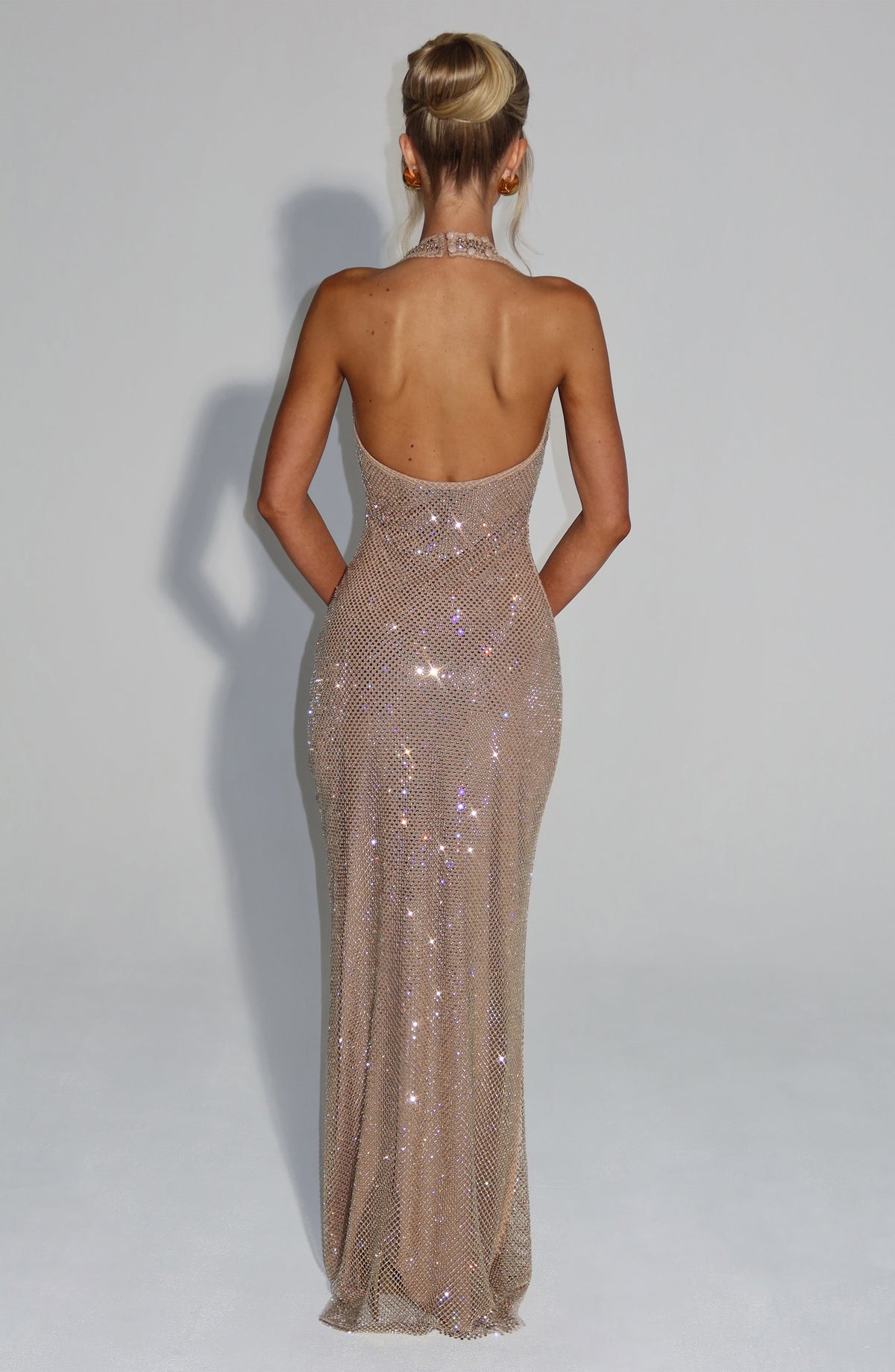 Starla Maxi Elbise - Altın
