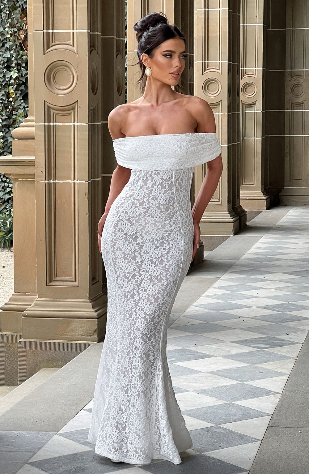 Stephanie Maxi Elbise - Fildişi