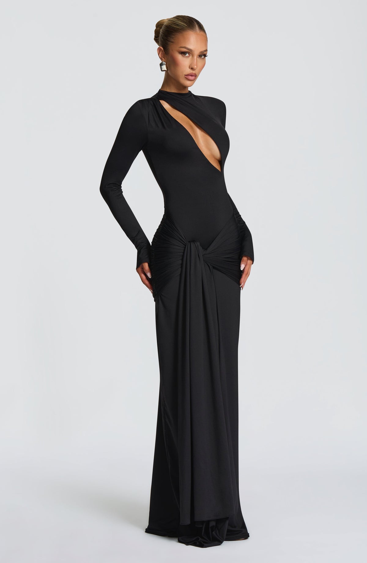 Tahnee Maxi Elbise - Siyah