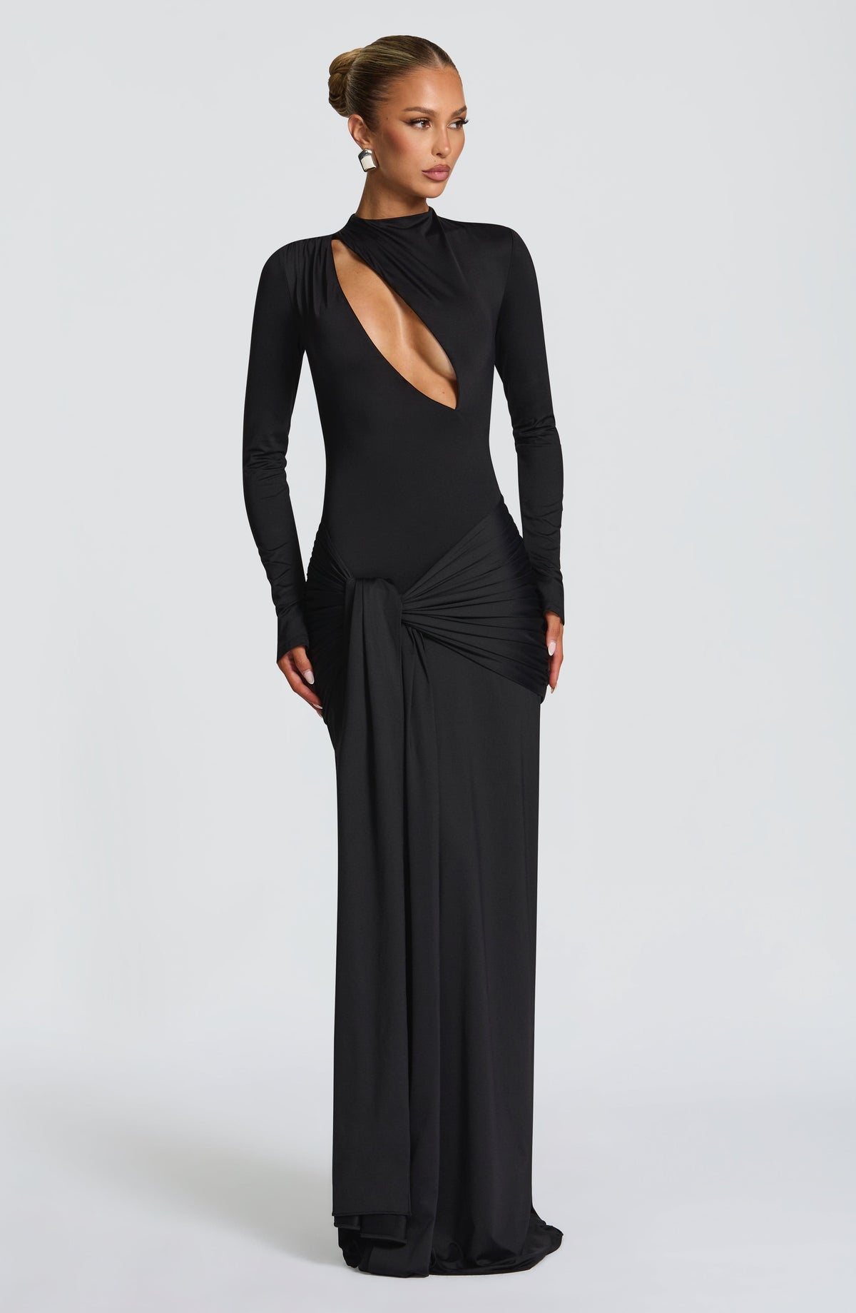 Tahnee Maxi Elbise - Siyah
